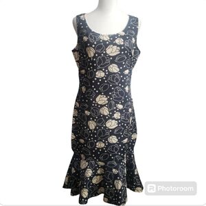Fortric Sleeveless Fishtail Floral Dress - Size L